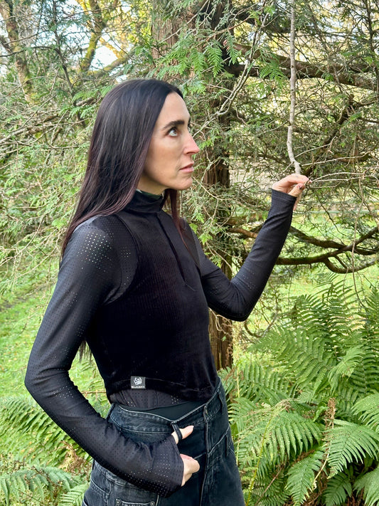 Mock Neck Long Sleeve
