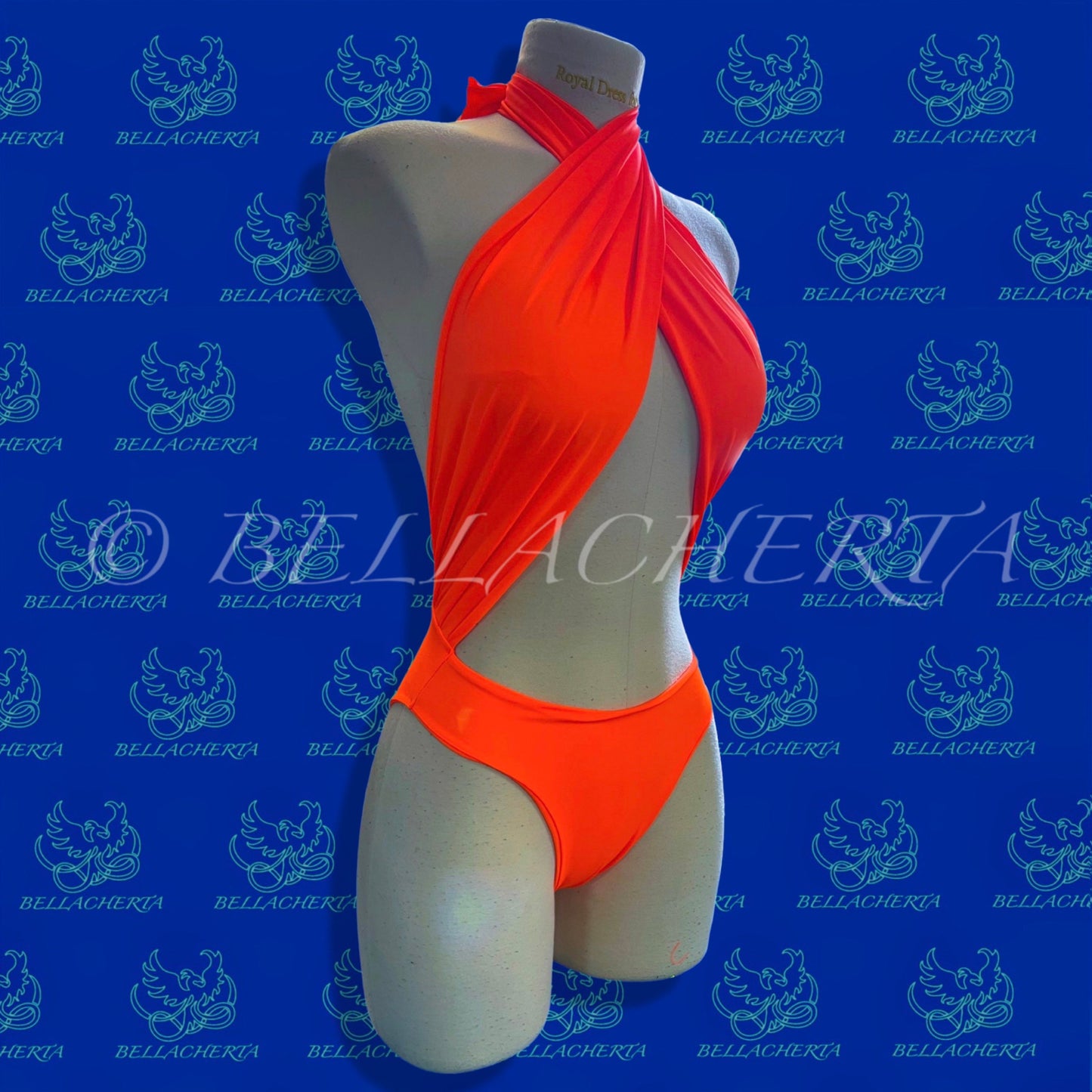 Tie-Up Halter Top Trendy Swimsuit