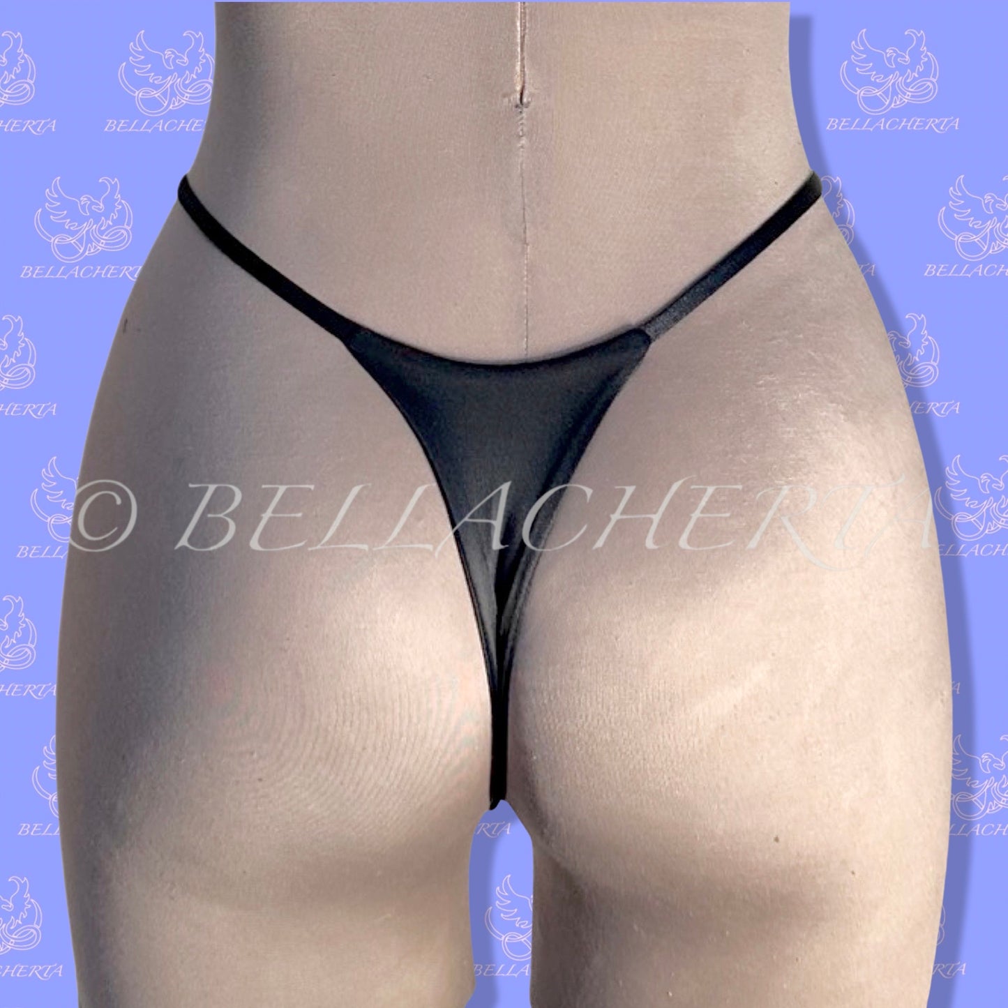 Mini-string Solid Thongs / High Waisted V-strings. Made in the USA