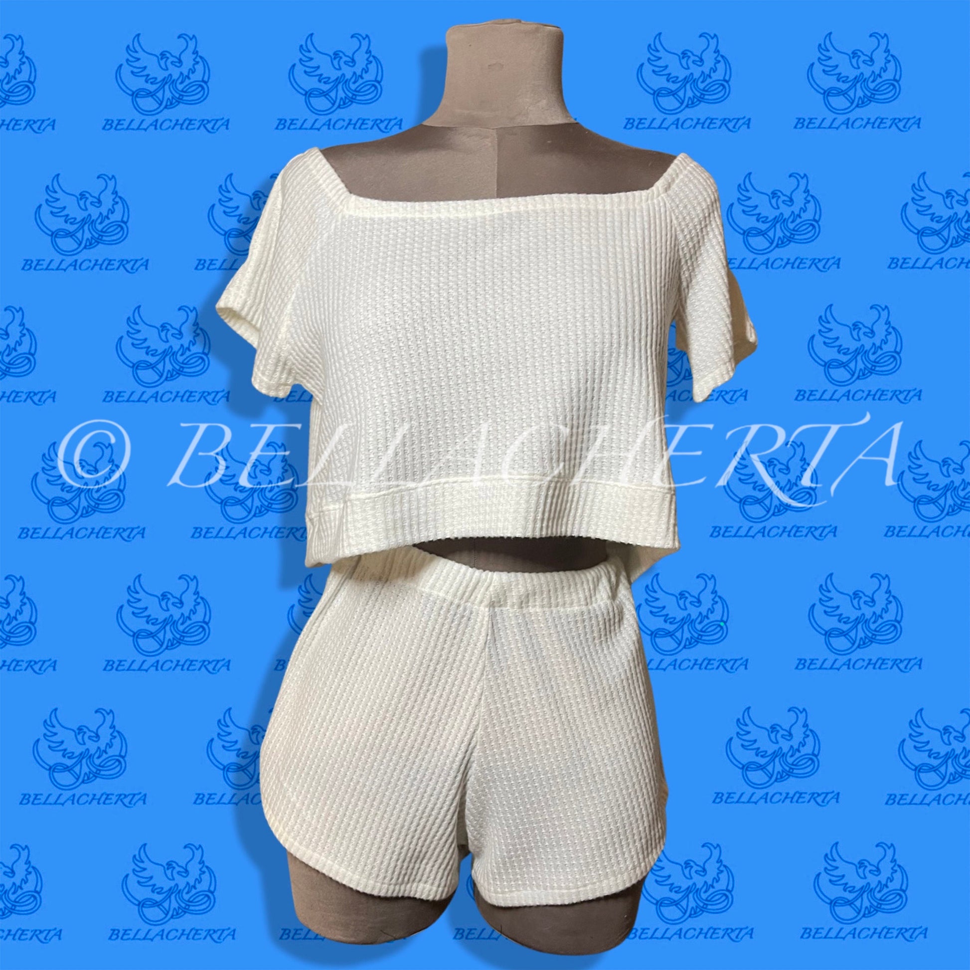 Pajamas Shorts and Sleeveless Square Neck Top, comfortable sleepwear