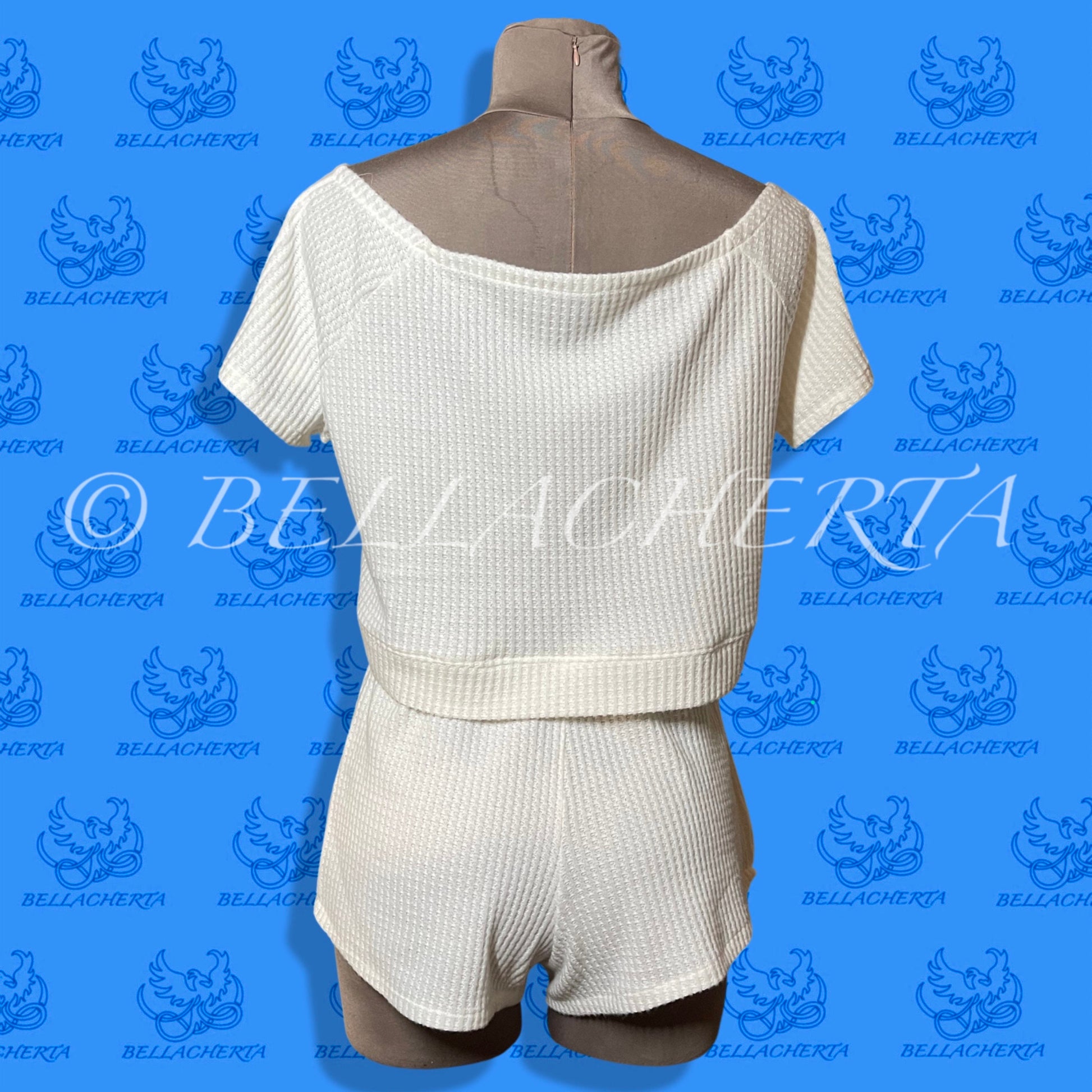 Pajamas Shorts and Sleeveless Square Neck Top, comfortable sleepwear