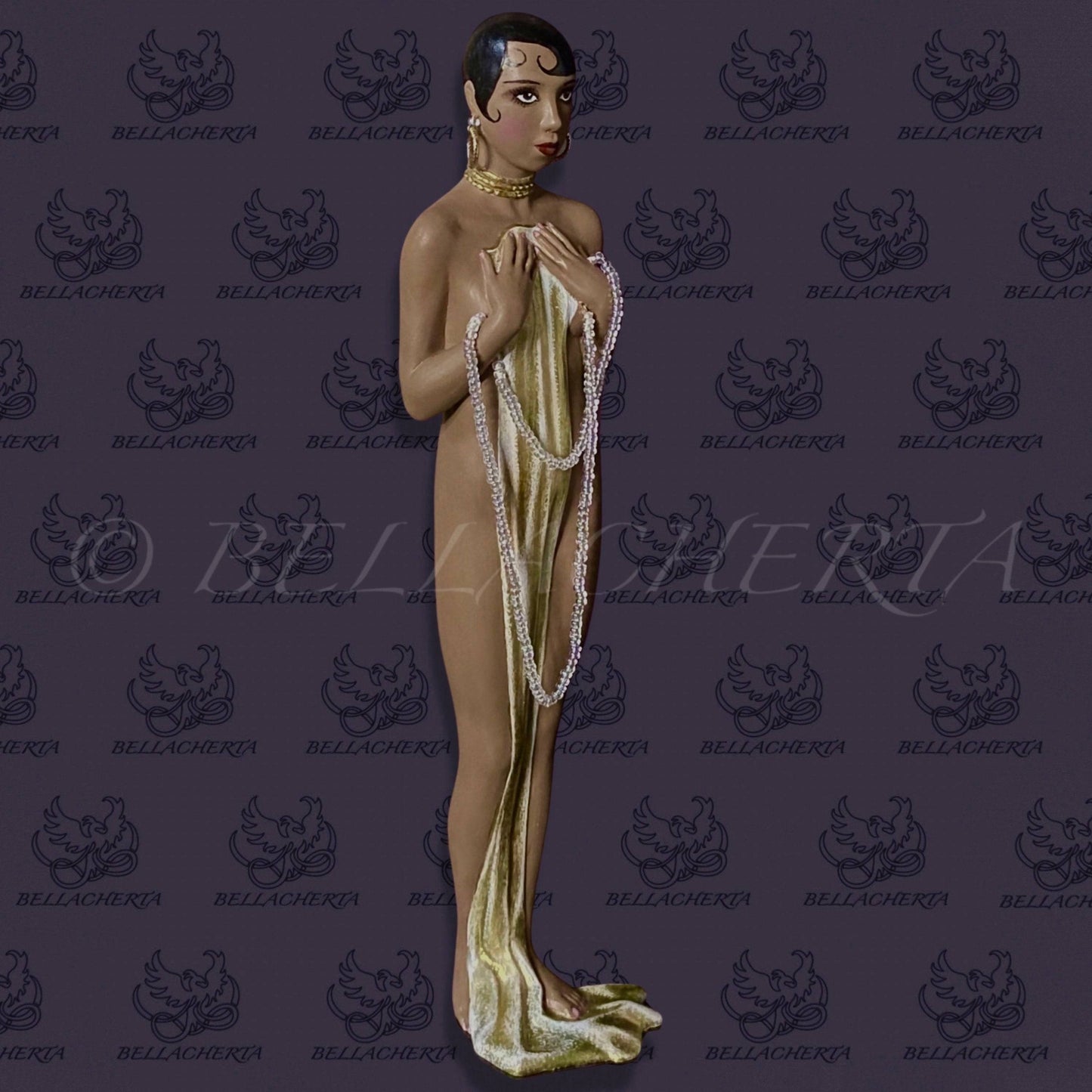 Josephine Baker Roaring 20s Collectible Figurine with Elements of a Doll, Limited Edition