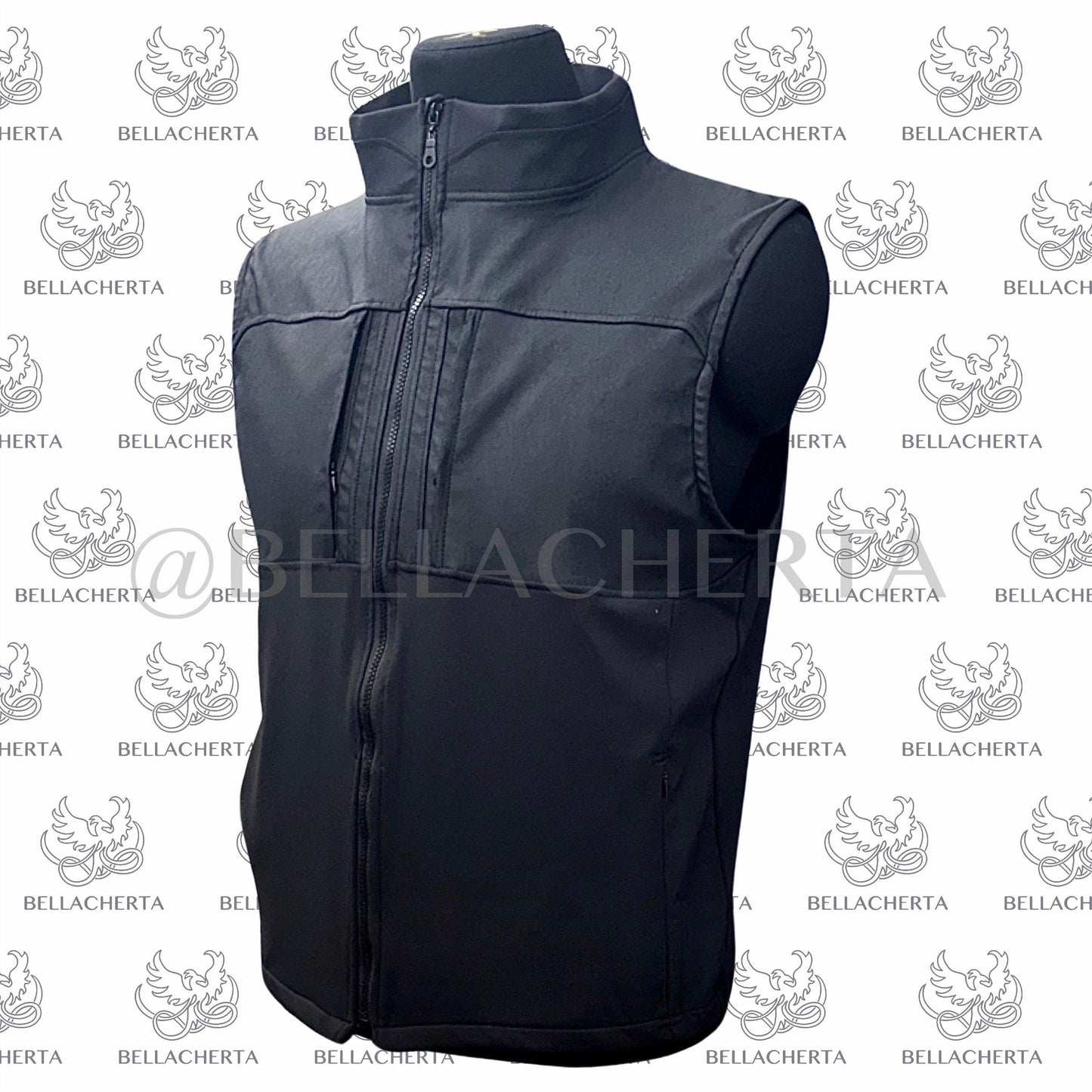 Handmade Special-Edition Vest With Pockets on Zipper