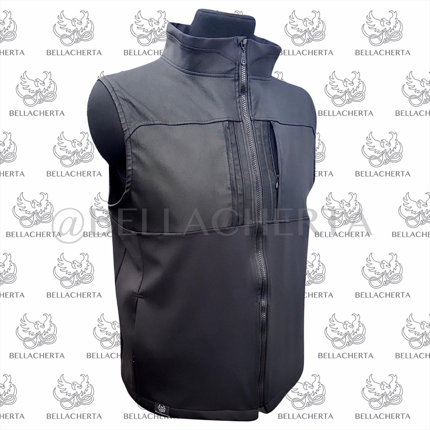 Handmade Special-Edition Vest With Pockets on Zipper