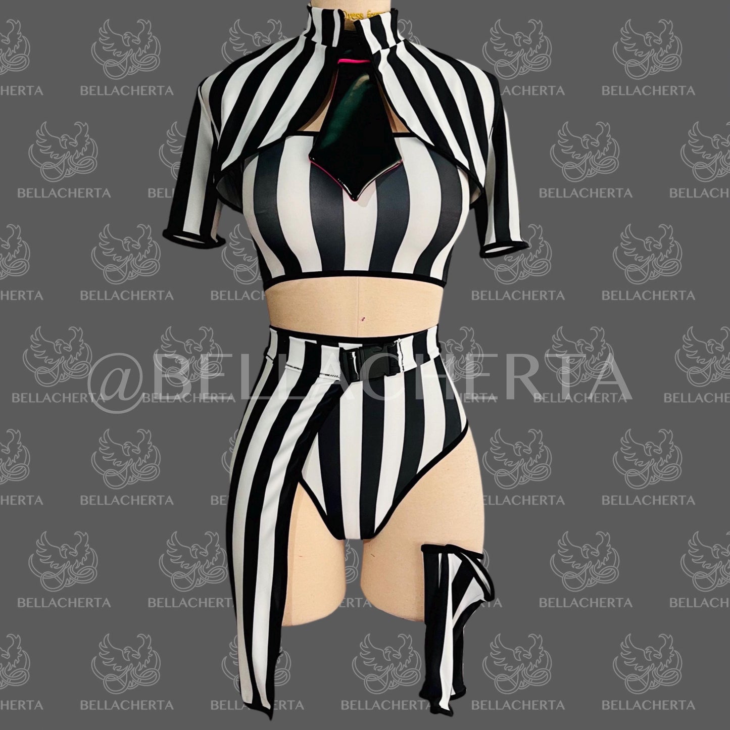 Sexy Beetlejuice Halloween Costume