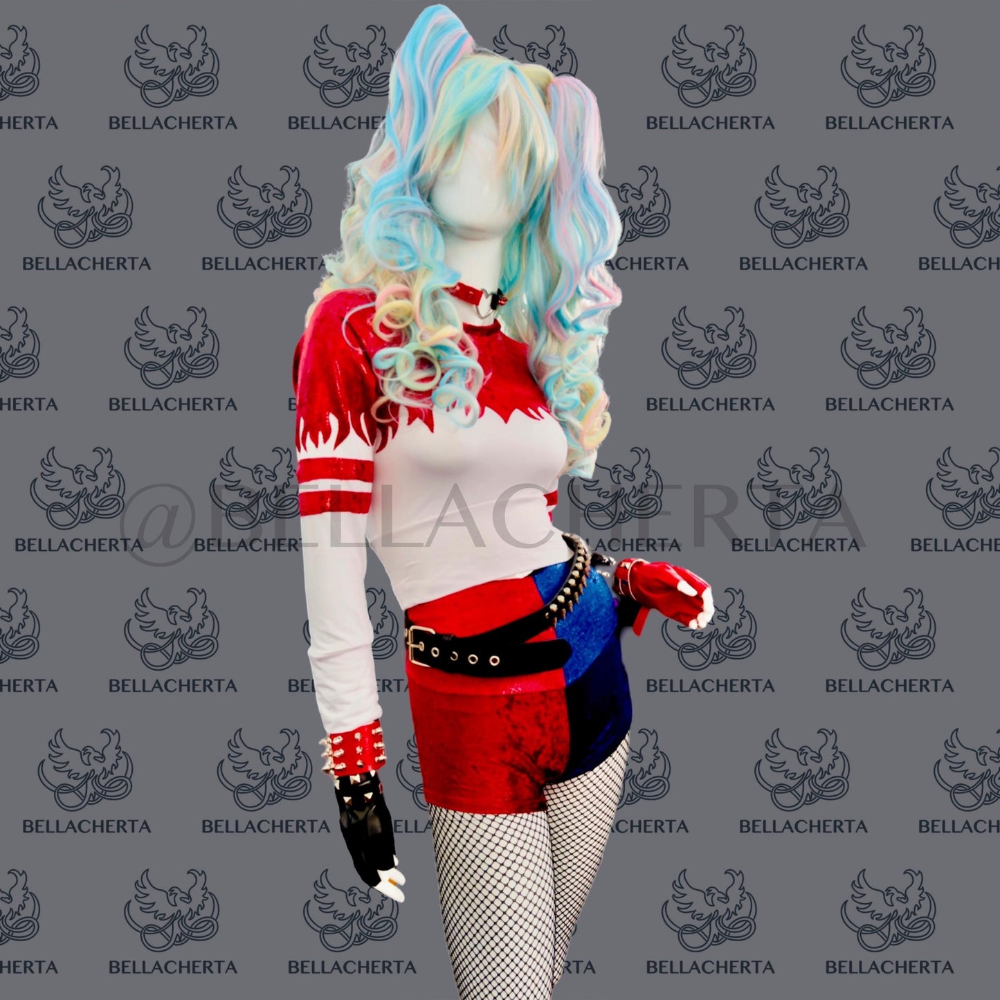 Harley Quinn Halloween Full Costume Set