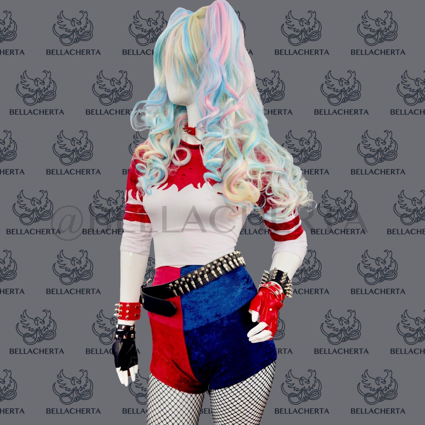 Harley Quinn Halloween Full Costume Set