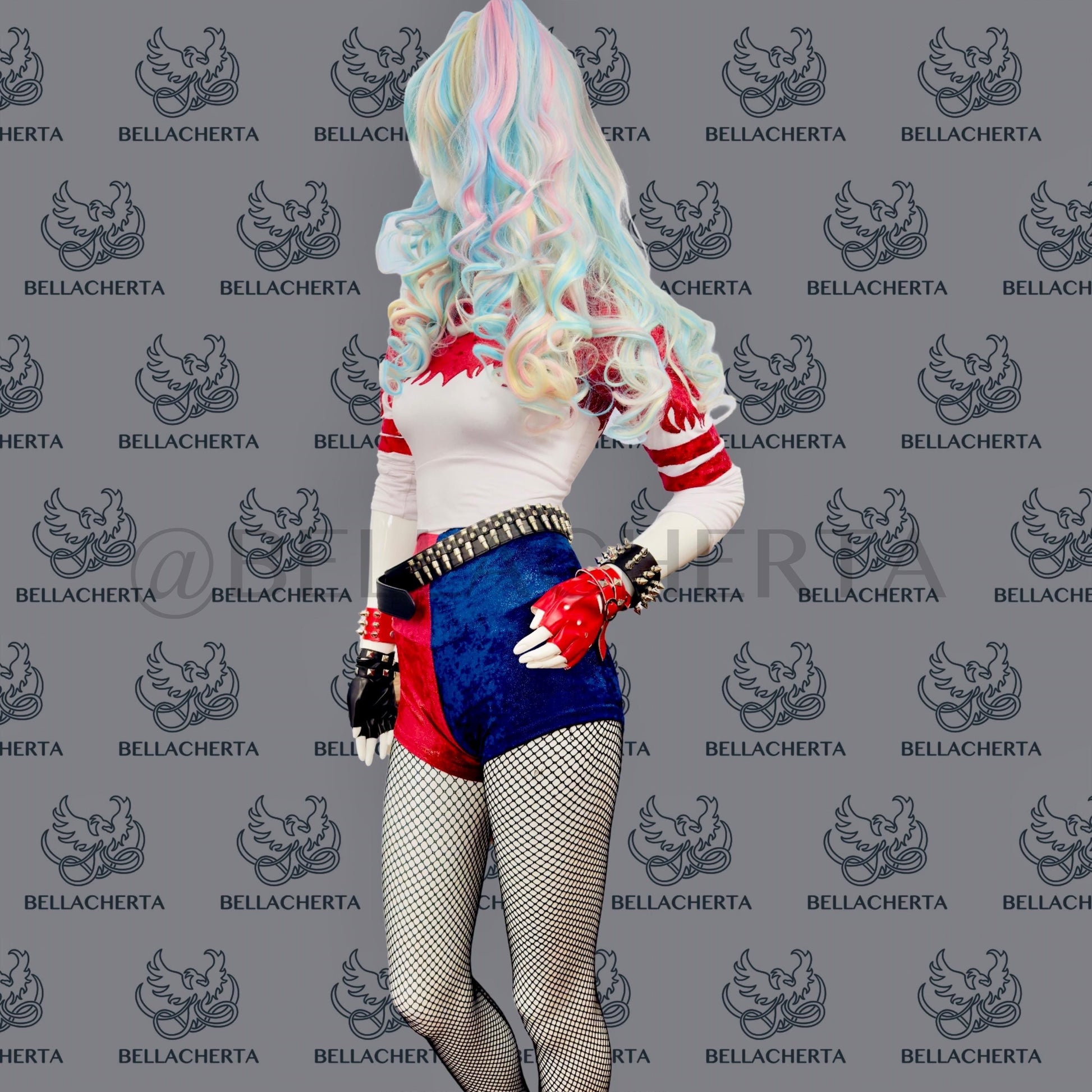 Harley Quinn Halloween Full Costume Set